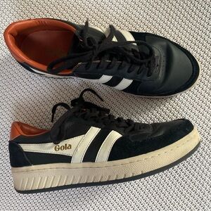 Gola Leather Sneakers Size 9 Black